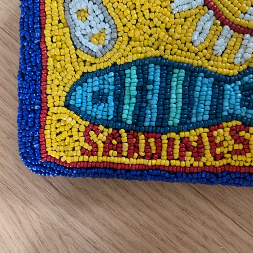 Viral TikTok Sardines Beaded Pouch Keychain Bag - Picture 5 of 5